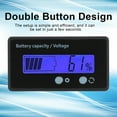 thumbnail image 4 of Battery Capacity Indicator, With Connection Line, 12-84V Double Button Design Voltage Display, LCD Display For Battery, 4 of 8