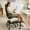 Olive Green, variant on Pinmoco Cross Legged Office Chair with Arms & Headrest, Ergonomic Criss Cross Chair, Height Adjustable Swivel Desk Chair for Home Office, Olive Green
