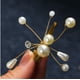thumbnail image 5 of Pinza para el pelo de novia, peineta para el pelo de boda, accesorios para el pelo de boda con perlas para novias, niñas de las flores, piezas para el pelo de novia para tocados de boda, 5 piezas, 5 of 6