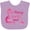 Lavender, variant on Inktastic My Nanny Loves Me Girls Baby Bib