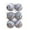 Gray GY, variant on WIZUTIZ Shatterproof Christmas Tree Ornaments 6-Pack Metallic Hanging Balls with Glitter Finish Non-Breakable for Party Home Holiday Decor