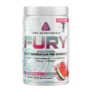Core Nutritionals Fury V2 Platinum Next Generation Pre Workout 20 Servings (Sour Watermelon Strawberry)