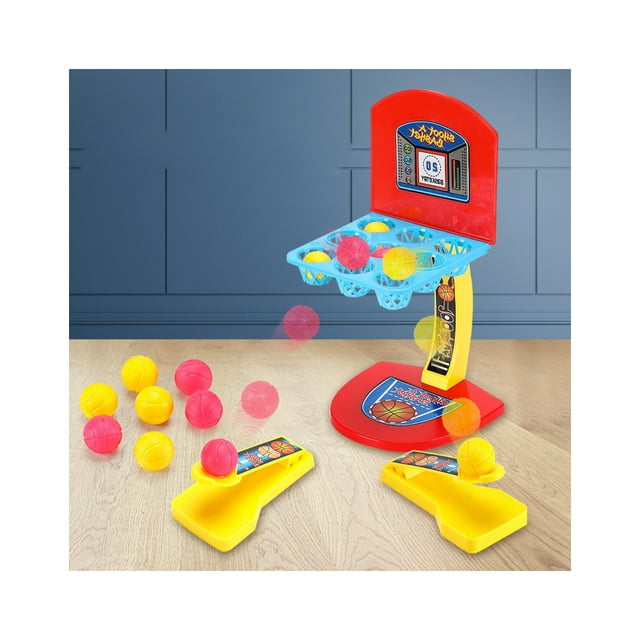 Party Table Games For Children Board Games Mini Basketball Shooting Toy Kids Educational Games Desktop Game For Family Party Toy, Large Red