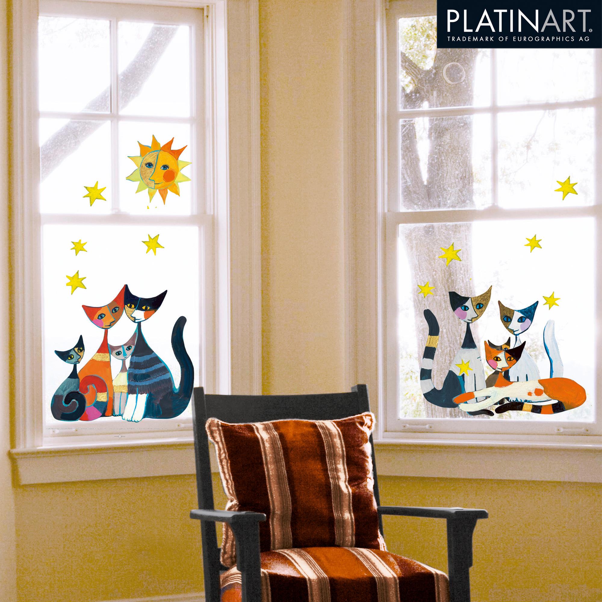 Static Cling Window DecalThemeCats