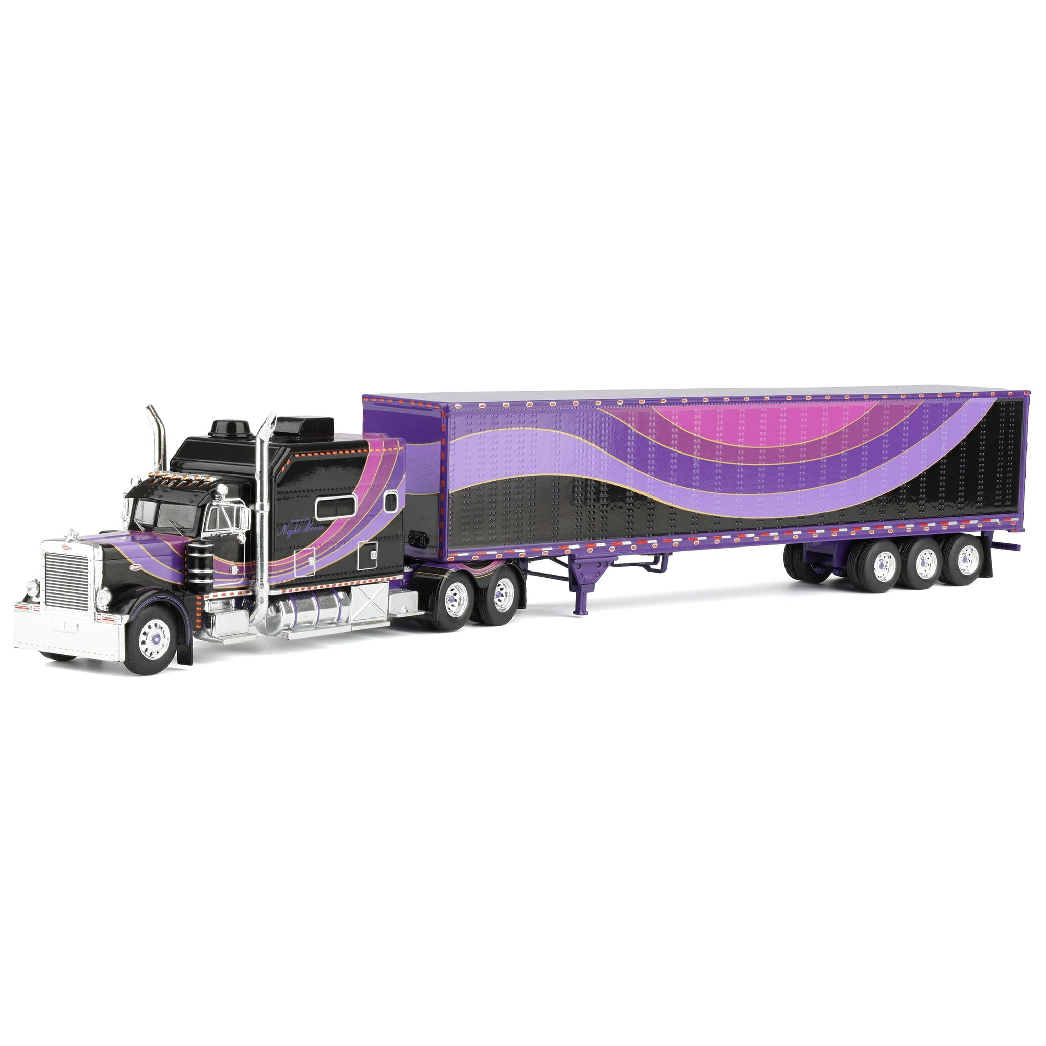 Freightliner Cascadia Sleeper White with 53' Trailer 1/64 Diecast