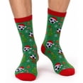 thumbnail image 3 of SAWOBUUN Funny Socks for Men Novelty Crazy Holiday Cozy Cotton Winter Christmas Socks, 3 of 6