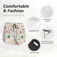 thumbnail image 6 of Lsque Winter Christmas And New Year Deer Printed Women's Running Shorts with Liner Pockets,Elastic Quick Dry Workout Athletic Gym Yoga Shorts,Womens High Waist Shorts-Medium, 6 of 9
