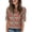 #01Blue, variant on Women V Neck Half Sleeve T Shirts Dressy Casual Elbow Length Spring Fashion Fit Basic Tee Summer Tunic Top Blouse Pink M