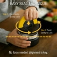 thumbnail image 7 of Primlect Bento Box, 3-Compartment Kids Lunch Container Set, with Leak-Proof Insulated Food Jar, Black, 7 of 7