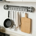 thumbnail image 2 of Durable Wall Mounted Vacuum Hooks No Hole Punching & Large Curved Hooks Thick Rounded Corners Design For Kitchen RackHeavy Duty Removable And Reusable Siding Hooks for Hanging Lights Hooks for Closet, 2 of 5