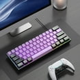 thumbnail image 4 of MageGee Mini Gaming Keyboard, 60% Percent Keyboard, 61 Keys Mechanical Feel, Compact RGB Backlit, 4 of 8
