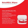 thumbnail image 5 of KetoWELL Topical Wipes with Ketoconazole for Dogs & Cats Pet Wipes - 50 Count, 5 of 6