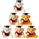 thumbnail image 4 of 6 piezas de oso relleno graduación colgante de oso colgante peliche llavero de oso pequeño decoración colgante de oso pequeño, 4 of 6