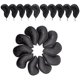 thumbnail image 1 of 10 piezas de cubiertas para palos de Golf para la cabeza de planchas impermeables Protector de cuello largo número de impresiones planchas Soledad Cubiertas de cabeza de hierros de golf, 1 of 9