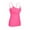 Hot Pink, variant on Bra Tank Tops for Women Shelf Bra Camisoles Adjustable Spaghetti Strap Shelf Bras Yoga Workout Plus Size Padded Undershirts Black L