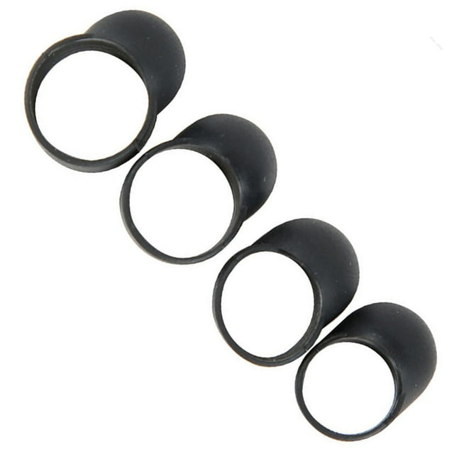 Mosiee Finger Cots Finger Sleeves Silicone 4Pcs Finger Sleeves Ethereal Drum Percussion Instruments Musical Instruments