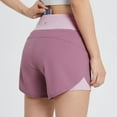 thumbnail image 4 of BALEAF Women's 2 in 1 Running Athletic Shorts Lightweight Quick-Dry Workout Gym Yoga Shorts with Pockets Pink XL, 4 of 8