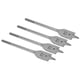 thumbnail image 2 of Brocas planas para madera, 4 piezas, broca plana para madera, broca perforadora, brocas planas para madera para bricolaje, muy recomendadas NikouMX herramienta, 2 of 8