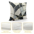 thumbnail image 4 of Decorative Throw Pillow Cover Geometry Decor Square Cushion Covers Outdoor Balcony Pillows Case for Sofa Bed Chair, 4 of 5