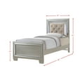 thumbnail image 4 of Picket House Furnishings Glamour Youth Twin Platform Bed, Champagne, 4 of 4