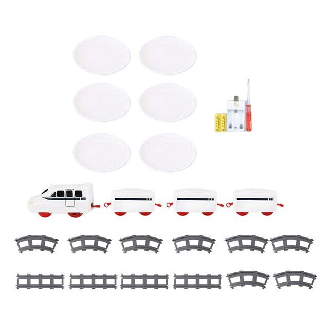 lionlar Train Électrique Jouets Jeu de Rôle Train pour Enfants Cadeaux Fête Anniversaire 3 Wagon
