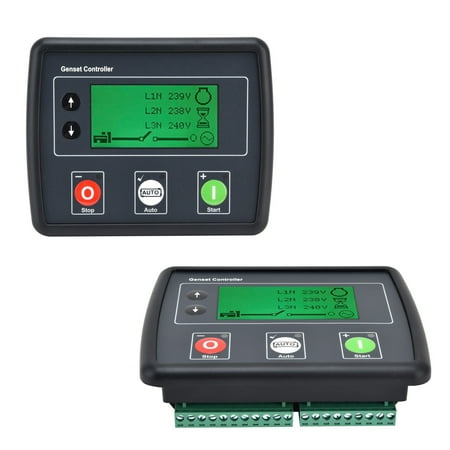 YLSHRF Generator Controller Self‑Starting LCD Display 3‑Phase Mains ...