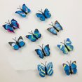 thumbnail image 3 of ZheElen 7pcs/set Colorful Butterflies Clips For Teenager Women - Fashionable And Exquisite Craftsmanship blue 4.5cm 1Set, 3 of 6