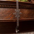 thumbnail image 2 of Wrought iron Christmas Stocking Hanger 8"-Snowflake- Black (Set of 4) by Park Designs, 2 of 5