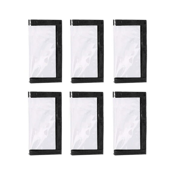 6/12 Pcs Enveloppes de Leurres de Pêche 2 Tailles, Couvre-Appâts en PVC Transparent Résistant aux Perforations