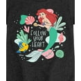 thumbnail image 3 of Disney - Follow Your Heart Ariel  - Toddler & Youth Girls Short Sleeve Graphic T-Shirt, 3 of 5