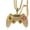 Gold, variant on Crystal Game Controller Pendant Necklace for Men Punk Hip Hop Jewelry Gift for Son Grandson