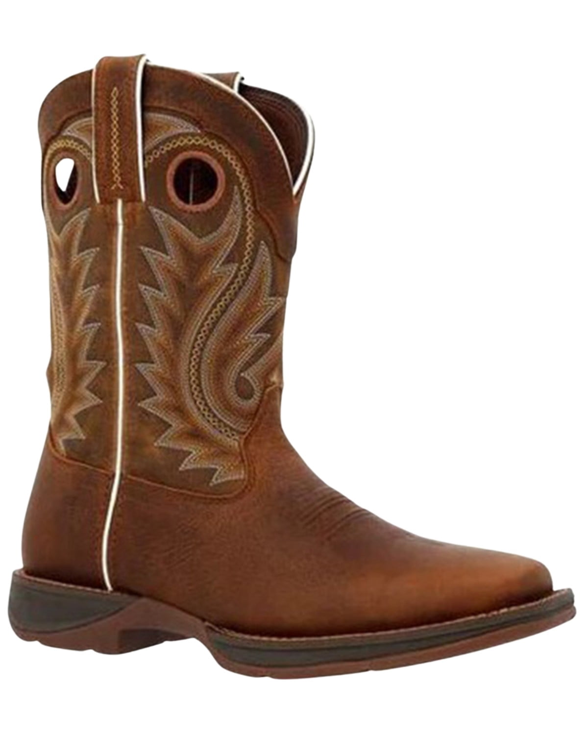 Durango Westward Western Performance Cowboy Boots Mens Size 8.5W Brown Leather Durango Westward Mens Acorn Brown Cobalt Blue | Mercari main image 3