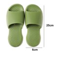 thumbnail image 2 of Zapatillas de mujer antideslizantes sandalias de ducha de baño suela gruesa suave interior y exterior, 2 of 5