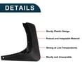 thumbnail image 3 of Guardas de barro únicas para Toyota Hiace 1992-2003, guardas contra salpicaduras delanteras y traseras con accesorios de montaje, 3 of 6