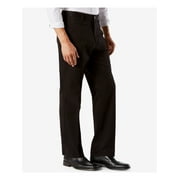 DOCKERS Mens Black Classic Fit Pants W40/ L29