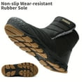 thumbnail image 5 of Men's Slip Resistant Snow Boots,Thermal Shoes,Windproof Boots Faux Fur Lining, 5 of 6