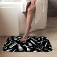 thumbnail image 4 of 1pc Hairdressing Design Absorbent Non-Slip Bathroom Thickened Flannel Rug Decor,Soft,Quick Drying,Suitable For Indoor/outdoor Use,Bathrooms,Bedrooms,Kitchens,Terrace,Laundry Rooms,16"x24", 4 of 9