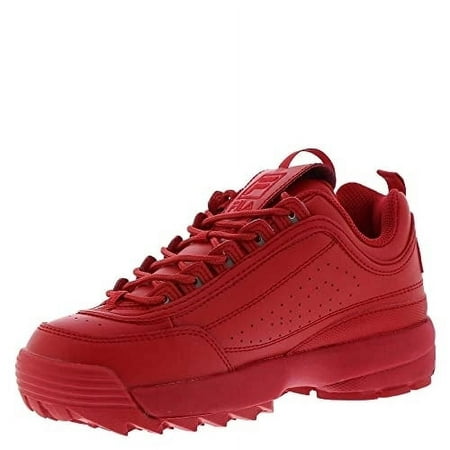 

Fila Women s Disruptor II Sneaker 0 FILA RED/FILA RED/FILA RED