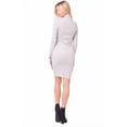 thumbnail image 2 of The Faux Suede Midi Dress-H Grey, 2 of 5