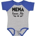 thumbnail image 3 of Inktastic Mema Loves Me Baby Clothes Girls Baby Bodysuit, 3 of 5