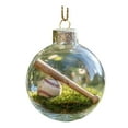 thumbnail image 2 of Eespoir Crystal Glass Ornament, Glass Christmas Tree Ornaments, Micro Scene Sports Holiday Ornaments, Christmas Tree Decoration for Athletes, Fans and Family(A), 2 of 4