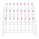 thumbnail image 1 of Escurridor de laboratorio, soporte para vasos de laboratorio, 24 clavijas, escurridor de tubos, equipo de secado de vasos., 1 of 5