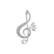 thumbnail image 4 of Qarigey Women Music Note Brooch Pin Rhinestone Alloy Jewelry Overcoat Decor Suit Decorations Breastpin for Dating Party Jewelries 10piezas, 4 of 6