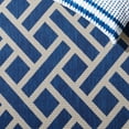 thumbnail image 4 of SAFAVIEH Courtyard Janey Bordered Indoor/Outdoor Runner Rug, Navy/Light Beige, 2'3" x 8', 4 of 9
