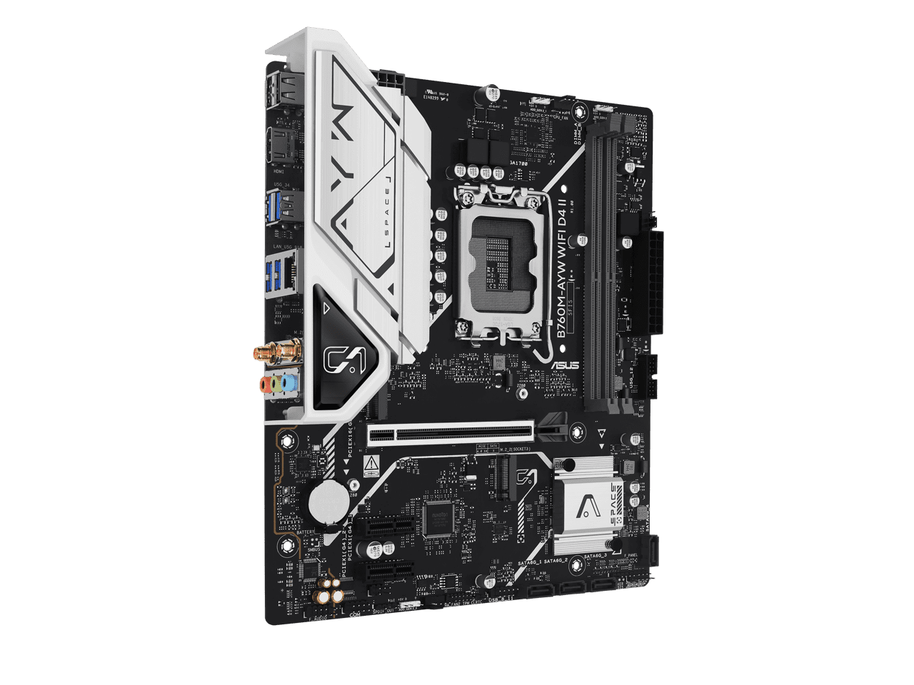ASUS B760MAYWWIFID4II Micro ATX Motherboard