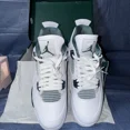 thumbnail image 2 of Ni - ke NEW Air Jordan 4 Retro 'Oxidized Green' Men's Size 11.5, 2 of 5