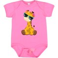 thumbnail image 3 of Inktastic Giraffe With Blue Sunglasses, Cute Giraffe Boys or Girls Baby Bodysuit, 3 of 5