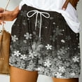 thumbnail image 2 of YYDGH Womens Elastic Waist Casual Drawstring Shorts Summer Beach Shorts Comfy Short Pants with Pockets Black L, 2 of 5