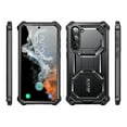 thumbnail image 5 of i-Blason Armorbox Series Designed for Samsung Galaxy S23 5G (2023 Release), Full-Body Rugged Holster Bumper Case with Built-in Screen Protector & Kickstand (Black), 5 of 10