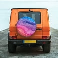thumbnail image 4 of Haiem Spare Tire Cover , Wheel Cover with Rainbow Glitter Cute printed, Camper Spare Tire Cover Fit for Jeep Wrangler Rv SUV Truck Travel Trailer-14 inch, 4 of 8